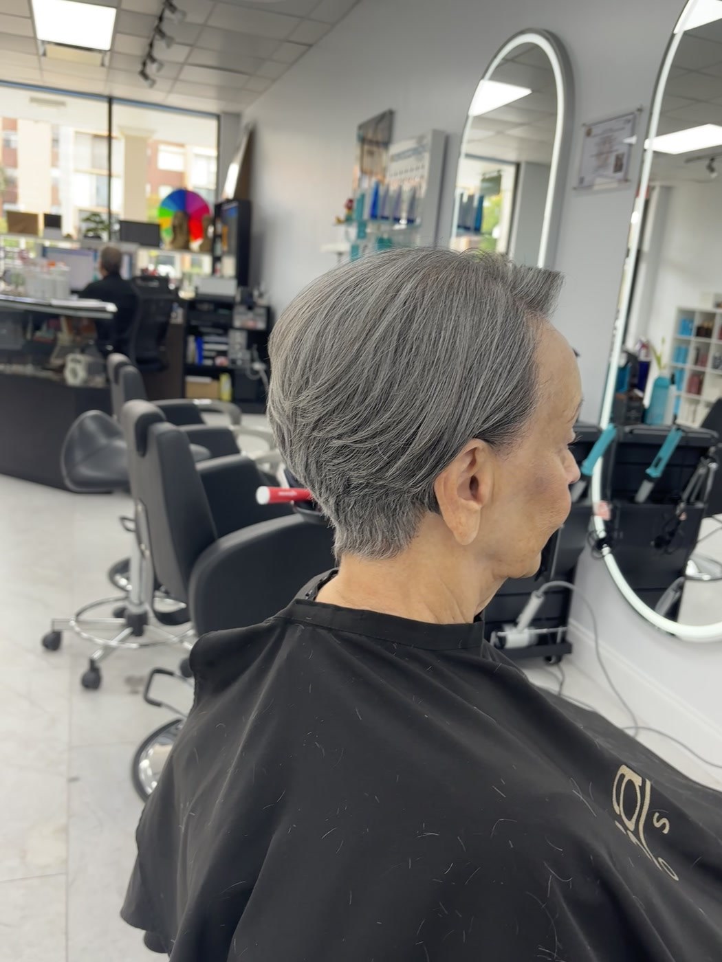 Wide view of the salon